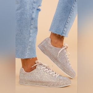 Matisse Bennett Rhinestone Sneakers - Size 10
